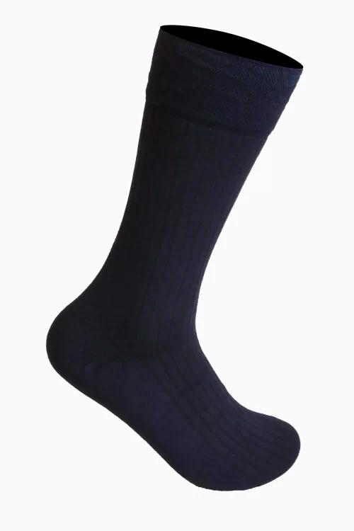 Navy Bambus Socken Einzelbild