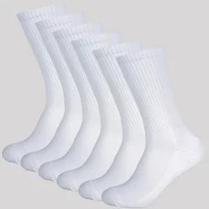 6 Paar Weiße Sportsstrümpfe